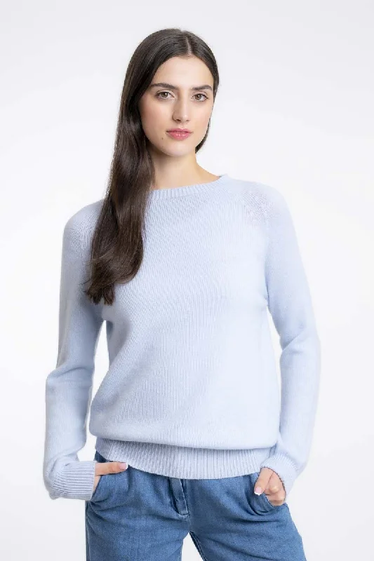 Cashmere Raglan Sweater Elegant Classic Vintage