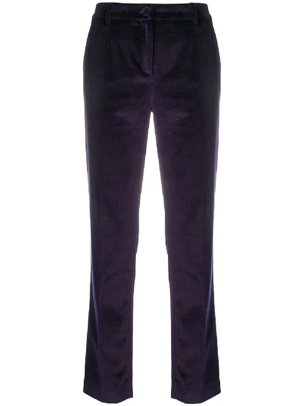 velvet tailored trousers Trousers Review Highly