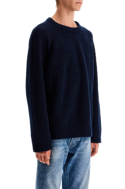 Valentino Garavani Wool Crewneck Pullover Bell Sleeve Stylish