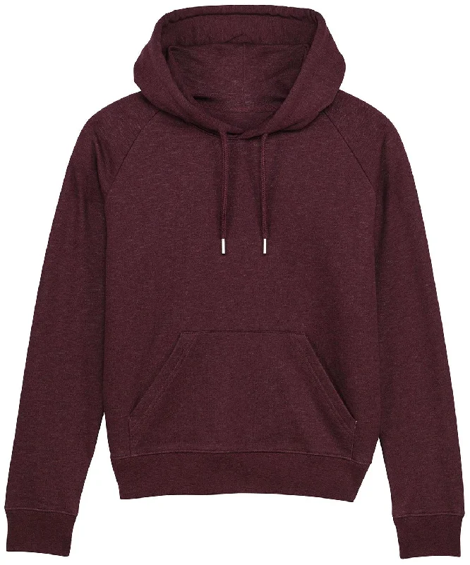 Heather Grape Red - Women's Stella Trigger iconic hoodie sweatshirt  (STSW148) Cotton Hoodie Fleece Lining Warmth