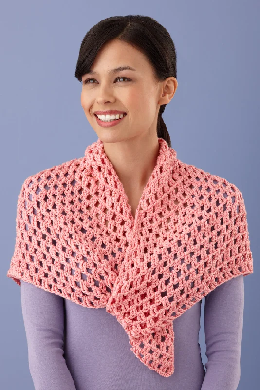 Modern Lace Shawl (Crochet) - Version 3 Classic Lace Shawl Wrap