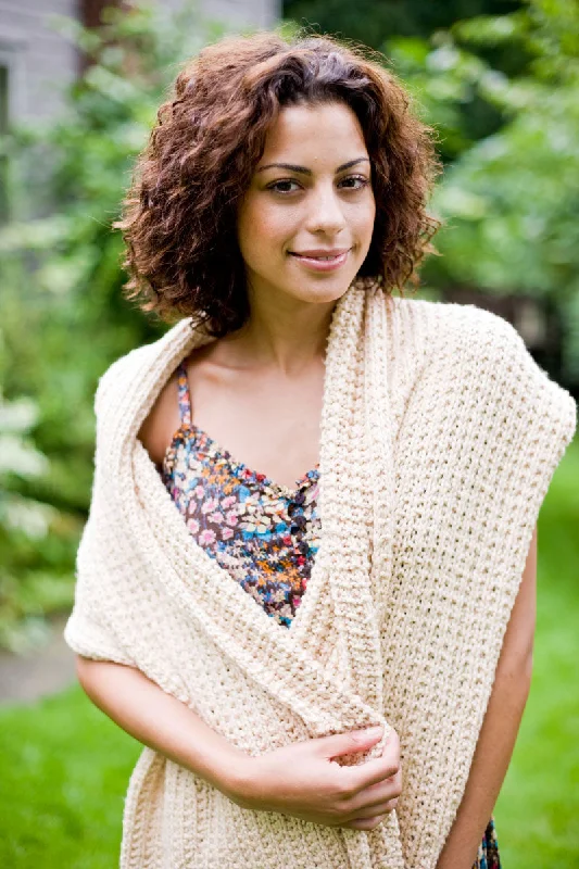 Shawl of Gratitude (Knit) Elegant Lace Shawl Wrap