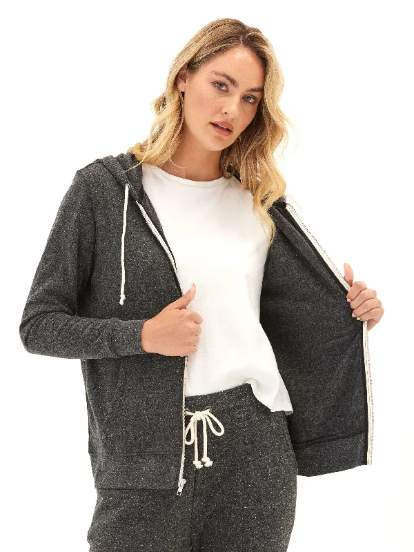 Triblend Zip Hoodie Hoodie with Earth Tones Natural Calm