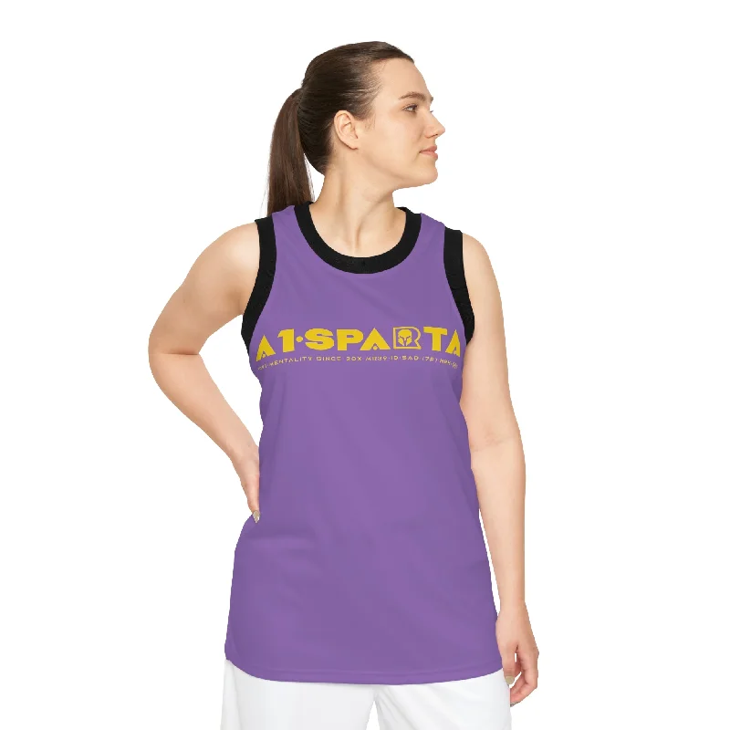 A1-Sparta Unisex Basketball Jersey (AOP) Boutique Jersey Tee