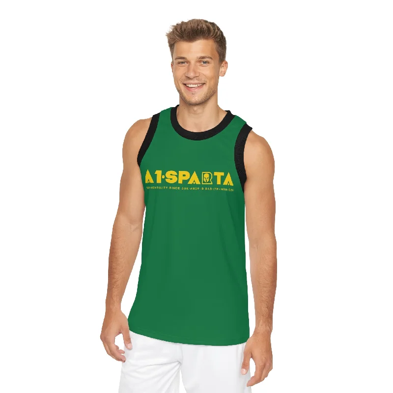 A1-Sparta  Unisex Basketball Jersey (AOP) Women's Jersey Top