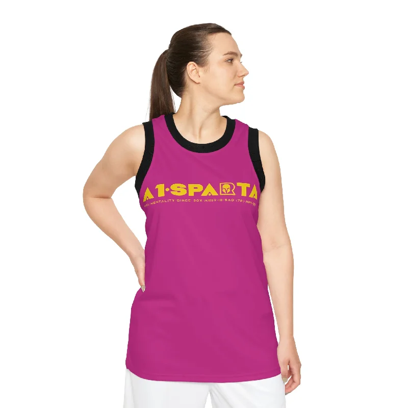 A1-Sparta  Unisex Basketball Jersey (AOP) Daily Wear Jersey Tee