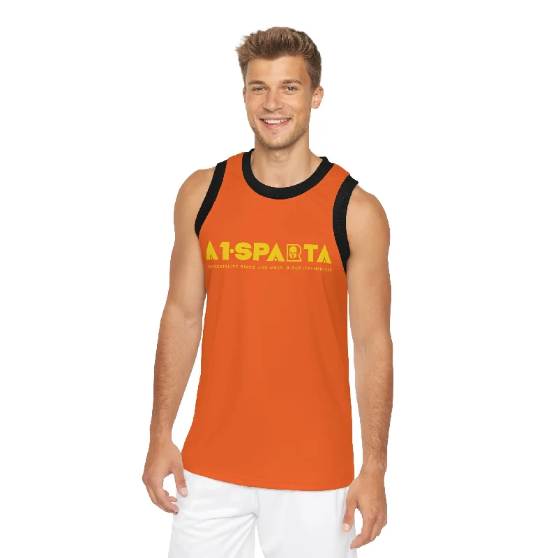 A1-Sparta  Unisex Basketball Jersey (AOP) Party Jersey Tee