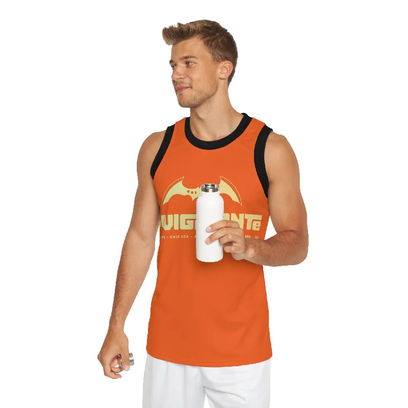 A1-Vigilante Unisex Basketball Jersey (AOP) Hemp Jersey Tee