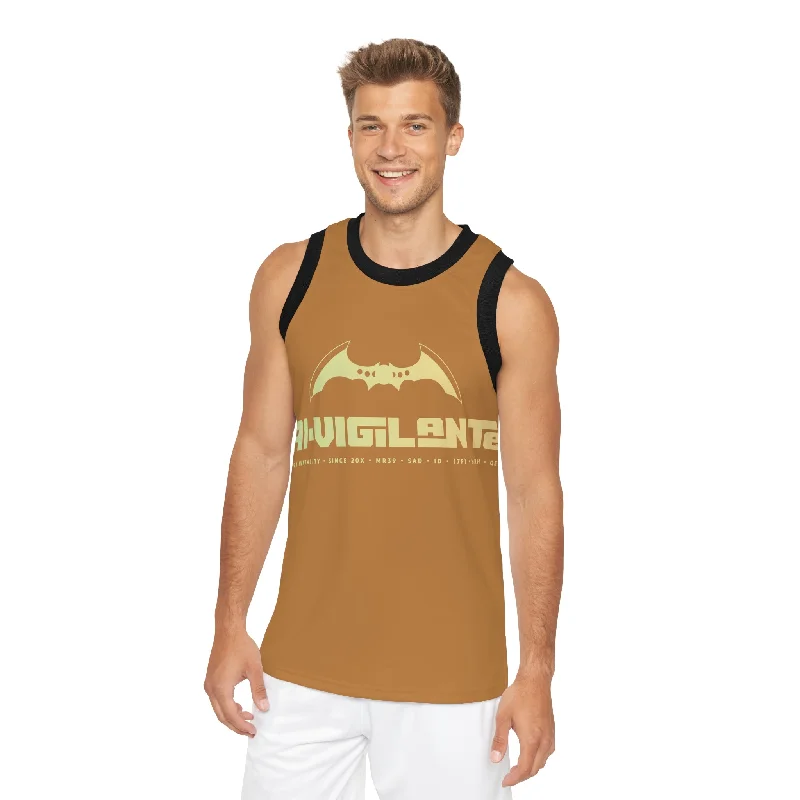 A1-Vigilante Unisex Basketball Jersey (AOP) Sustainable Jersey Tee