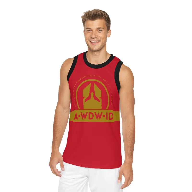 A1- Who Dares Wins (ID)  Unisex Basketball Jersey (AOP) Holiday Jersey Tee