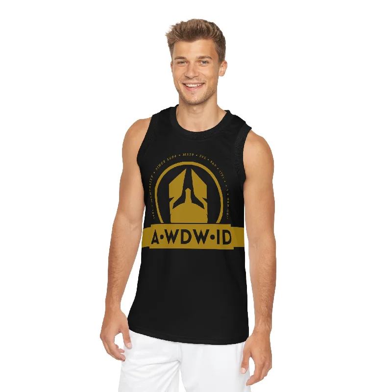 A1- Who Dares Wins (ID)  Unisex Basketball Jersey (AOP) Eco-Friendly Jersey Tee