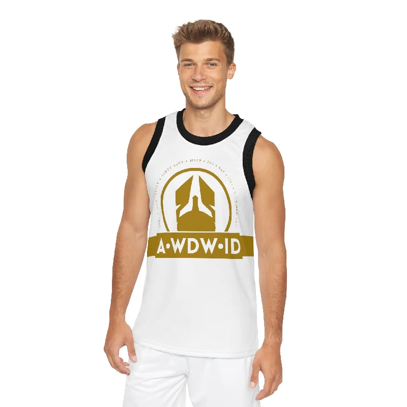 A1- Who Dares Wins (ID)  Unisex Basketball Jersey (AOP) Sophisticated Jersey Tee