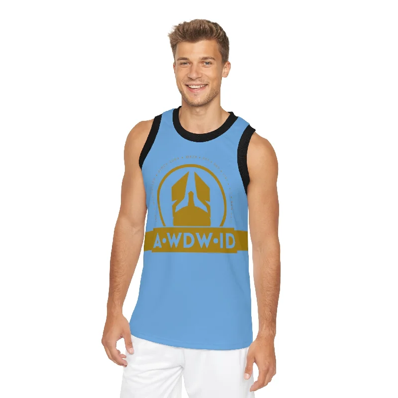 A1- Who Dares Wins (ID)  Unisex Basketball Jersey (AOP) Warm Jersey Shirt