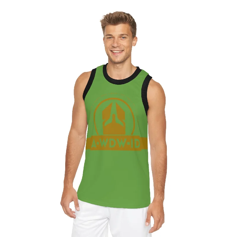 A1- Who Dares Wins (ID)  Unisex Basketball Jersey (AOP) Premium Jersey Tee