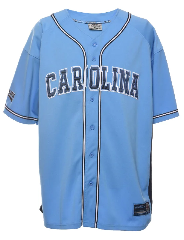 Blue Carolina #50 Jersey - XL Off Shoulder Jersey Top