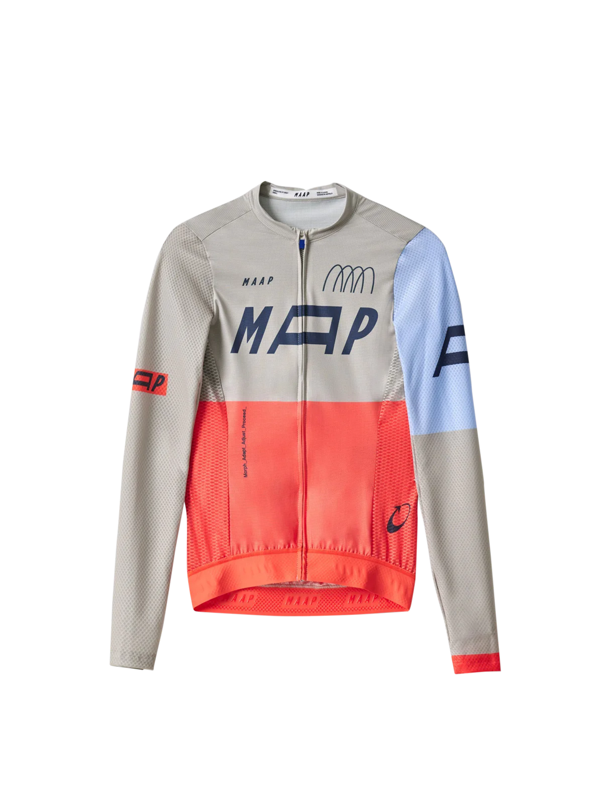 Women's Adapt Pro Air LS Jersey Ash Gray Jersey Tee