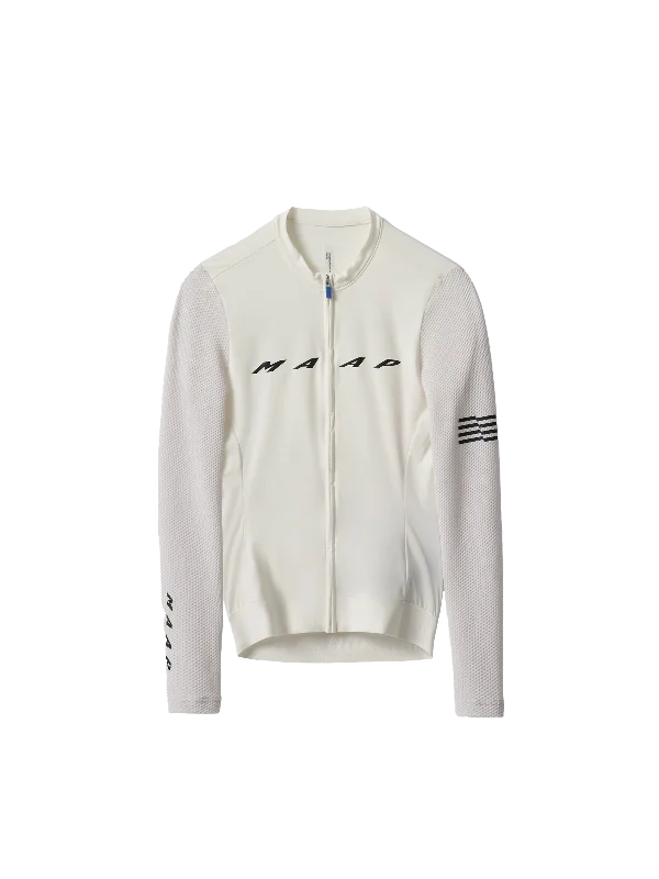 Women's Evade Pro Base LS Jersey 2.0 Pure White Jersey Tee