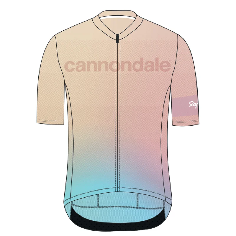 Cannondale x Rapha Pro Team Lightweight Sleeve Women's Jersey Rainbow Organic Jersey Tee