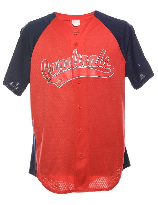 Cardinals Baseball Navy & Red Jersey - XL Stylish Jersey Top