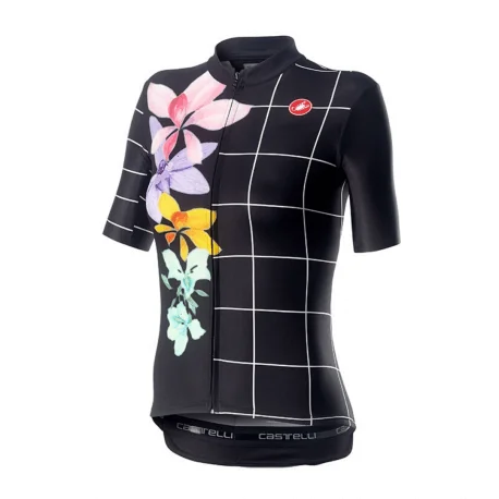 Castelli Jersey Fiorita Black Small Boutique Jersey Tee