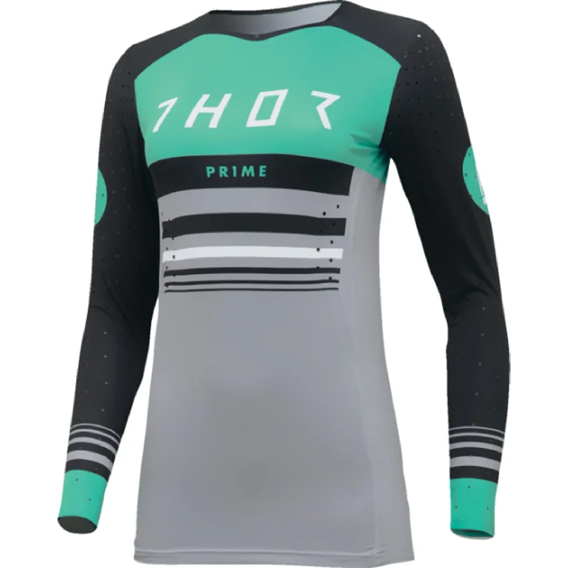 THOR Women's Prime Blaze Jersey Jet Black Jersey Tee