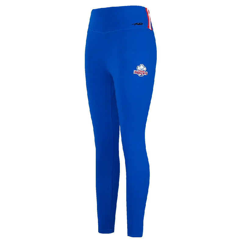 MLB TEXAS RANGERS RETRO CLASSIC WOMEN'S JERSEY LEGGIN (ROYAL BLUE) Patterned Jersey Tee