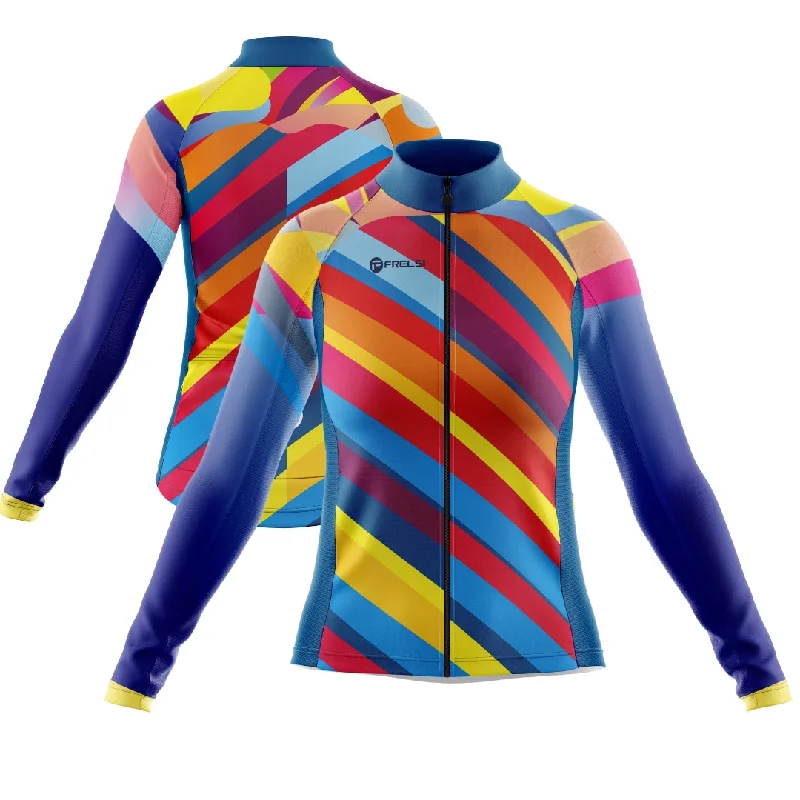 Color Carnival | Women's Long Sleeve Cycling Jersey Short Sleeve Jersey Top