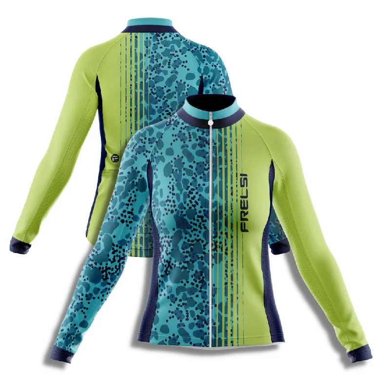 Photon Energy  | Women's Long Sleeve Cycling Jersey Comfortable Jersey Tee