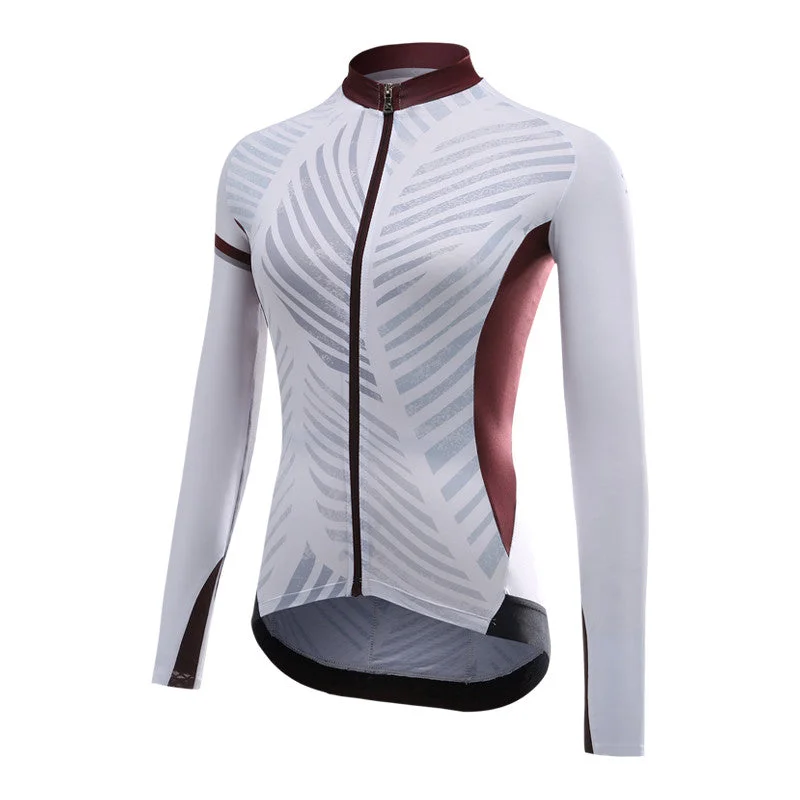 Santic Chikage Cycling Jersey Women Long Sleeve Cycling top Festive Jersey Tee