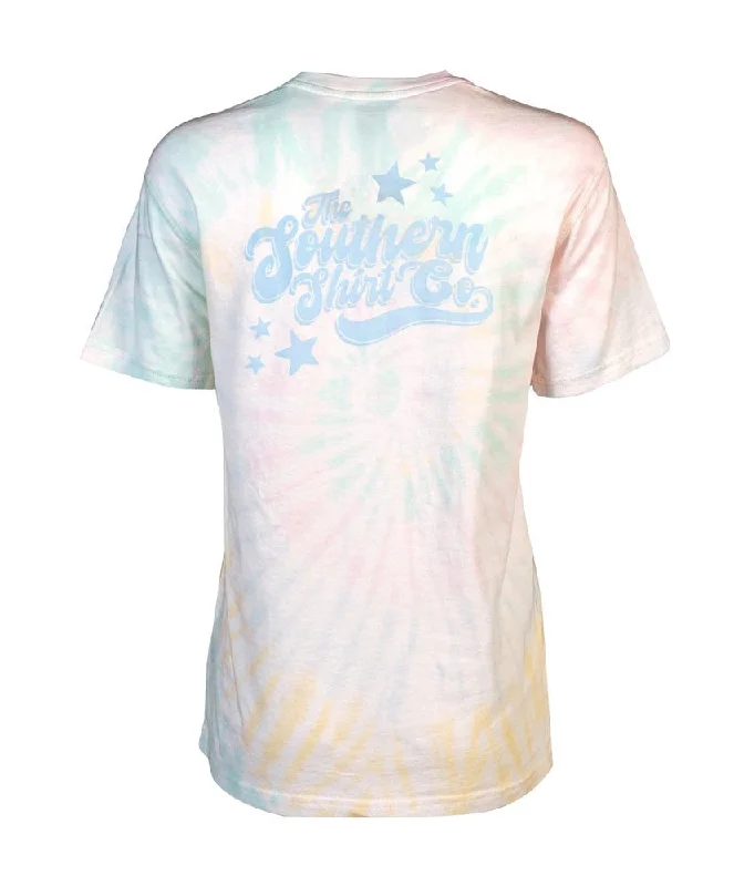 Southern Shirt Co - Feelin Groovy Tie Dye Tee Anti-Pilling Machine Wash Handmade