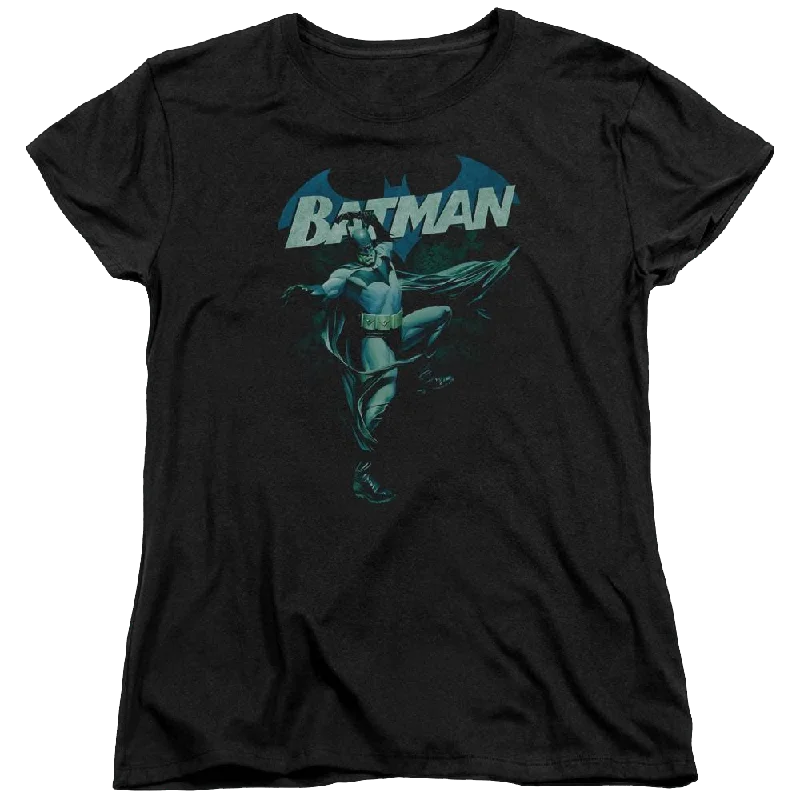 Batman Blue Bat - Women's T-Shirt Machine Wash Dry Clean Hand Wash