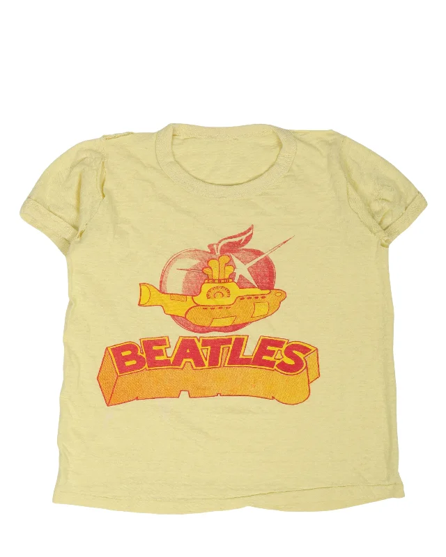 Beatles Yellow Submarine T-Shirt Graphic Embroidered Appliqued