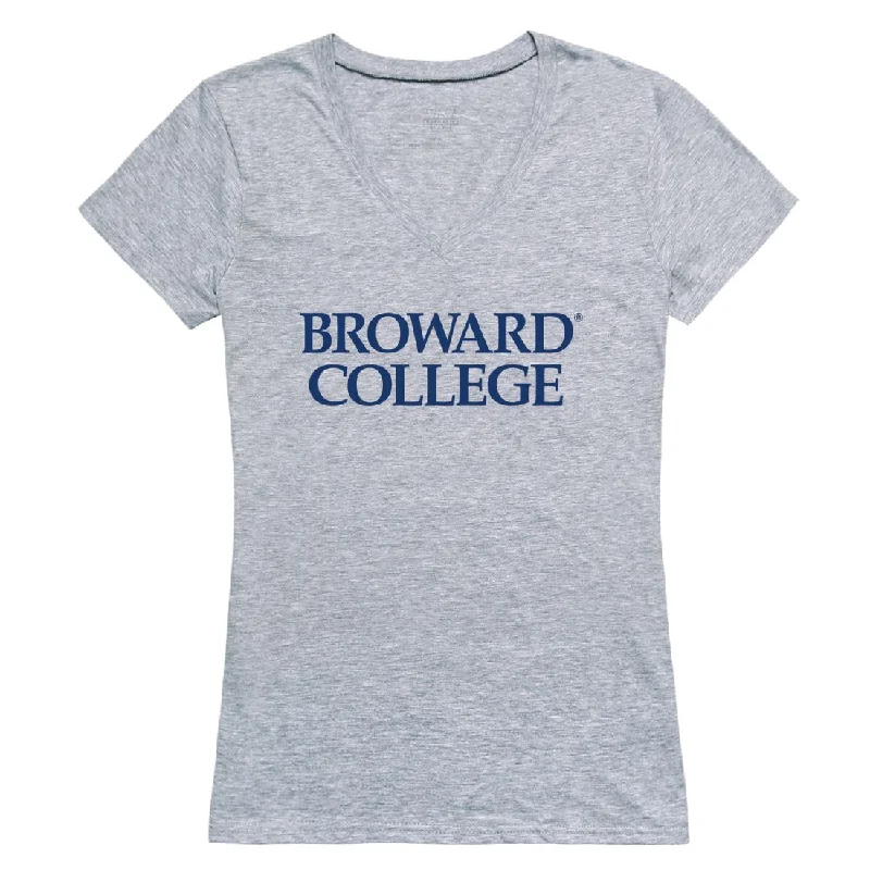 Broward College Seahawks Womens Seal T-Shirt Polka Dot Checkered Tartan