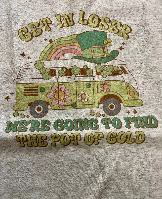 Get In Loser Graphic Tee Layered Multi-layer Single Layer