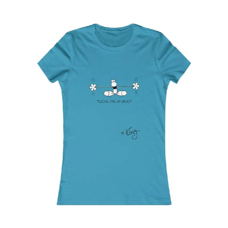 Give Me a Hug,Women's Favorite Tee Handmade Hand-knitted Hand-woven