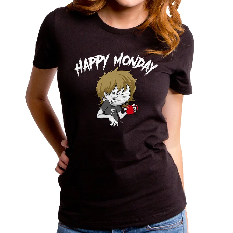 Happy Monday Women's T-Shirt Oversized T-Shirt Spandex breathable