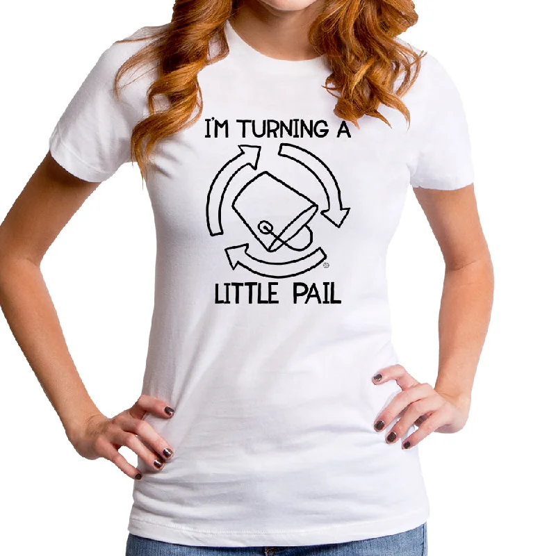 Turning Pail Women's T-Shirt Houndstooth Herringbone Solid