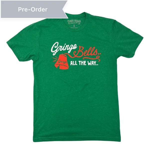 Gringo Bells T-Shirt - Kelly Green Elasticated Padded Insulated