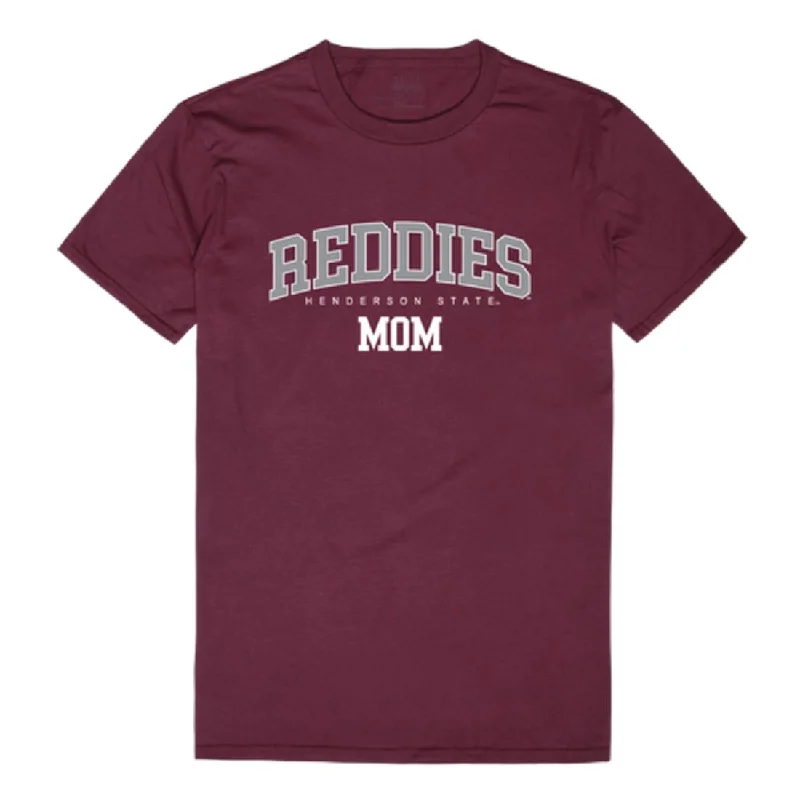 Henderson State University Reddies Mom T-Shirts Collared Crew Neck Turtle Neck