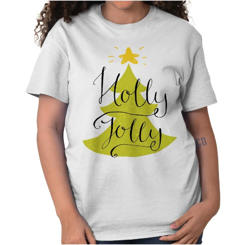 Holly Jolly T Shirt Elegant Classic Vintage