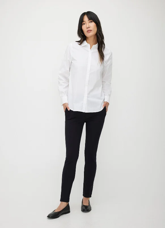 Marbella Classic Fit Button Up Shirt Collared T-Shirt Boat Neck A-Line