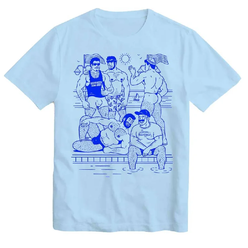 Ptown Boatslip Tea T-Shirt Fitted T-Shirt Seamless Stretchy
