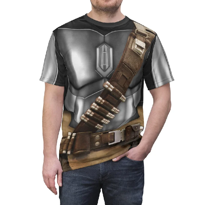Steel Mandalorian Armor Shirt, Mandalorian Costume Terry Blend Velvet Blend Canvas Blend