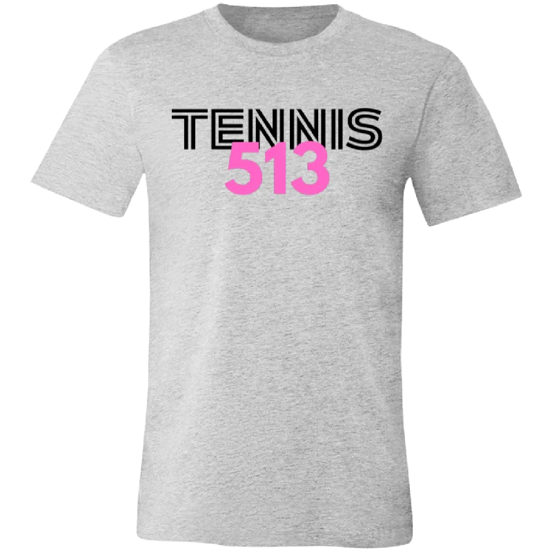 Tennis513 Unisex Jersey Tee Spandex Blend Rayon Blend Denim Blend