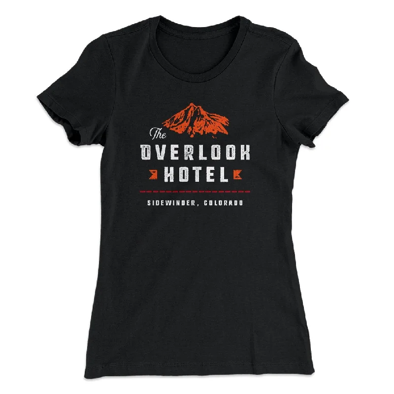 The Overlook Hotel Women's T-Shirt Silk Blend Satin Velvet