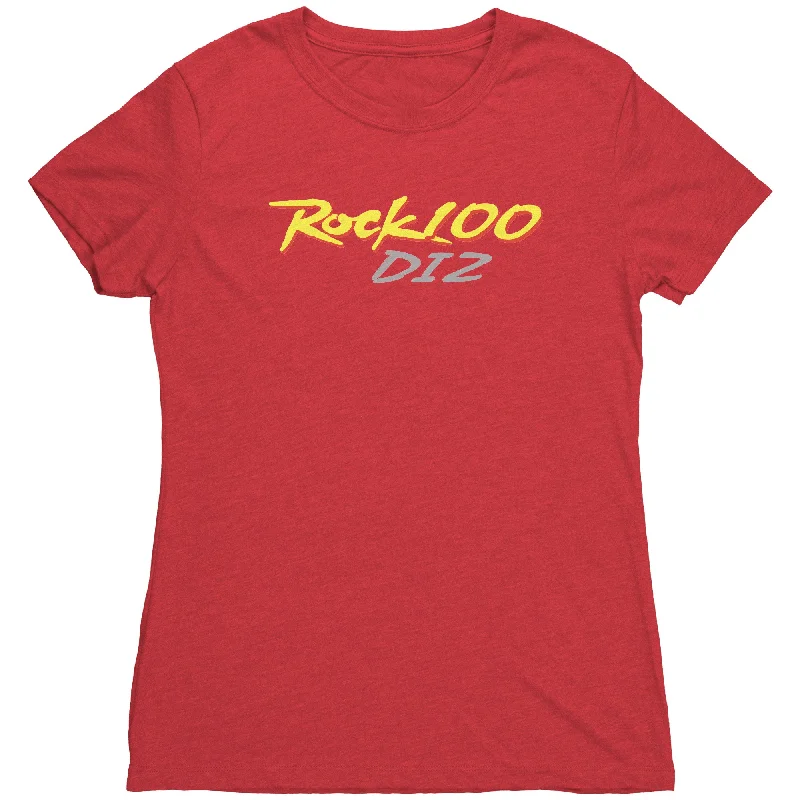 The WDIZ "Rock 100" Women's Triblend Tee Elasticated Padded Insulated