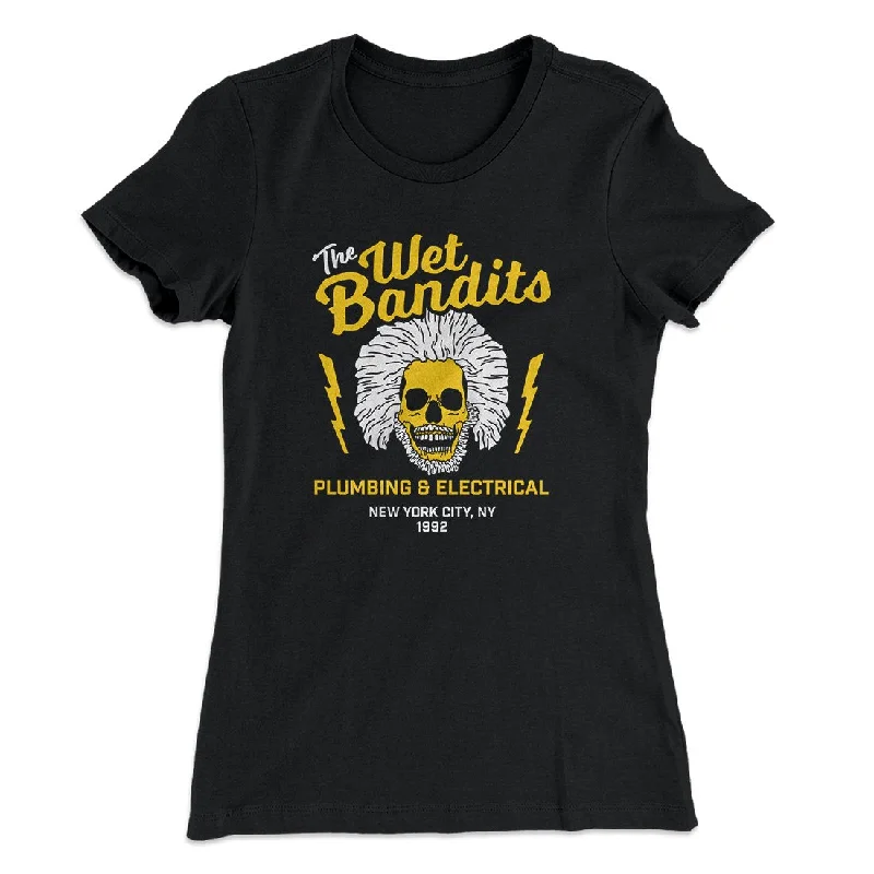 The Wet Bandits Women's T-Shirt Mesh Fabric Canvas Fabric Denim Fabric