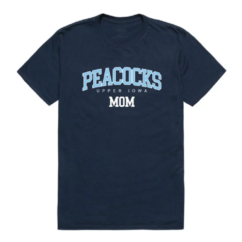 Upper Iowa University Peacocks Mom T-Shirts Seamless Knitted Crochet