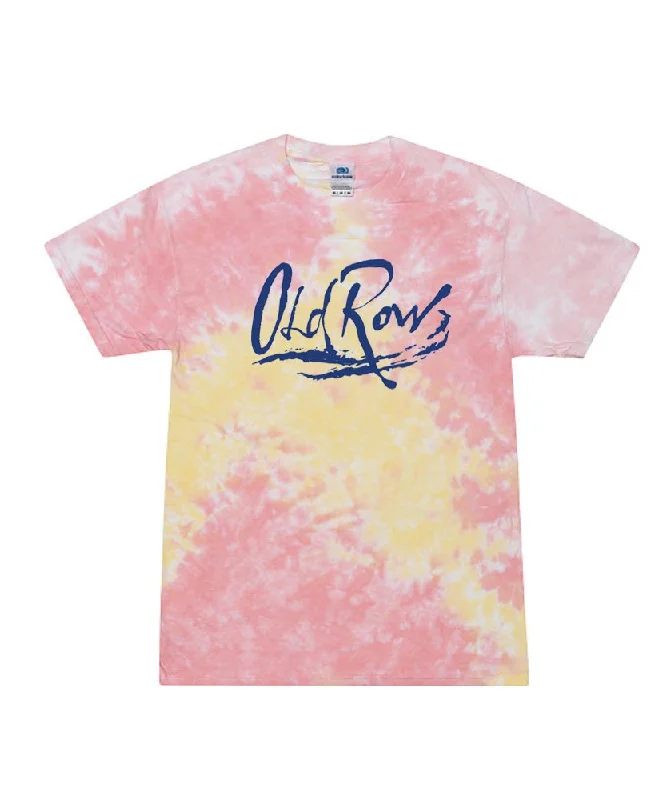 Old Row - LA Row Tie Dye Tee Graphic T-Shirt Round Neck Polyester