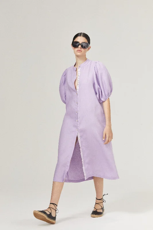 Bright Lilac with Contrasting Details